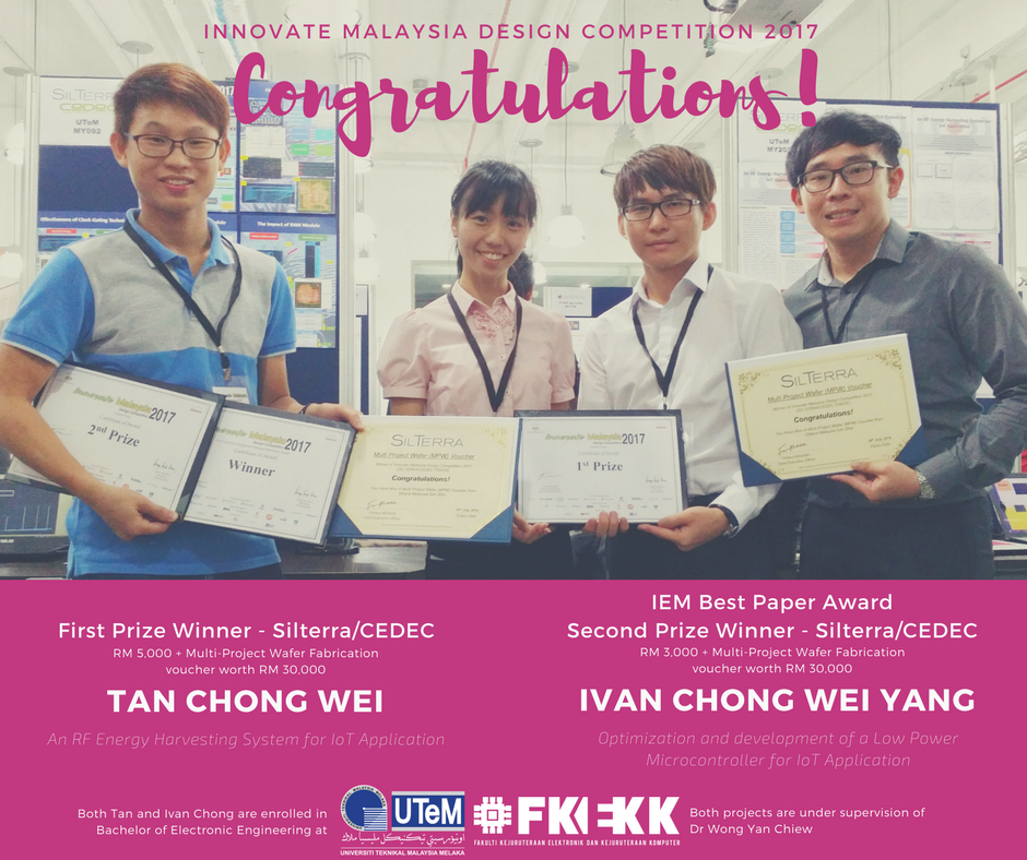 Kejayaan FKEKK di Innovate Malaysia 2017
